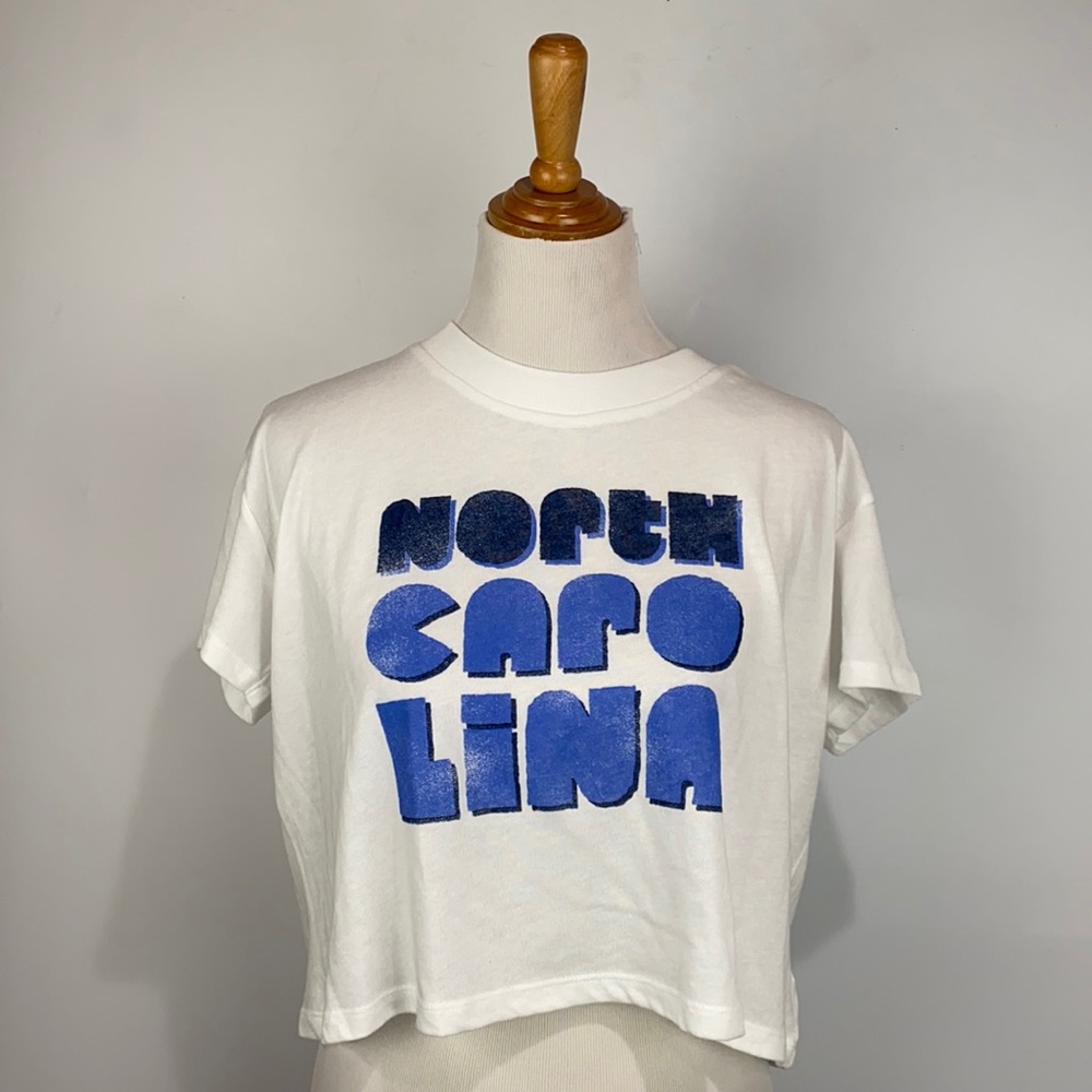 North Carolina Tar Heels Shirt Crop Top Medium